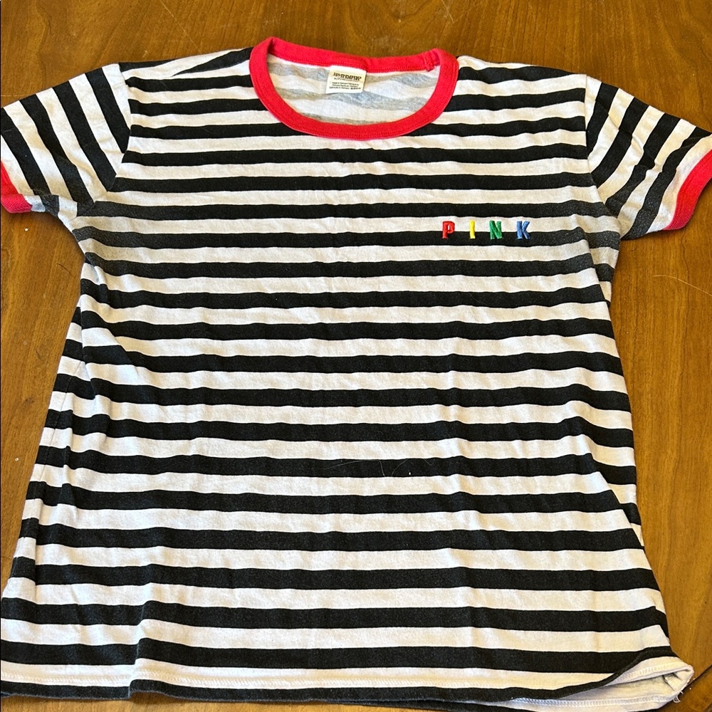 PINK Victoria Secret striped shirt